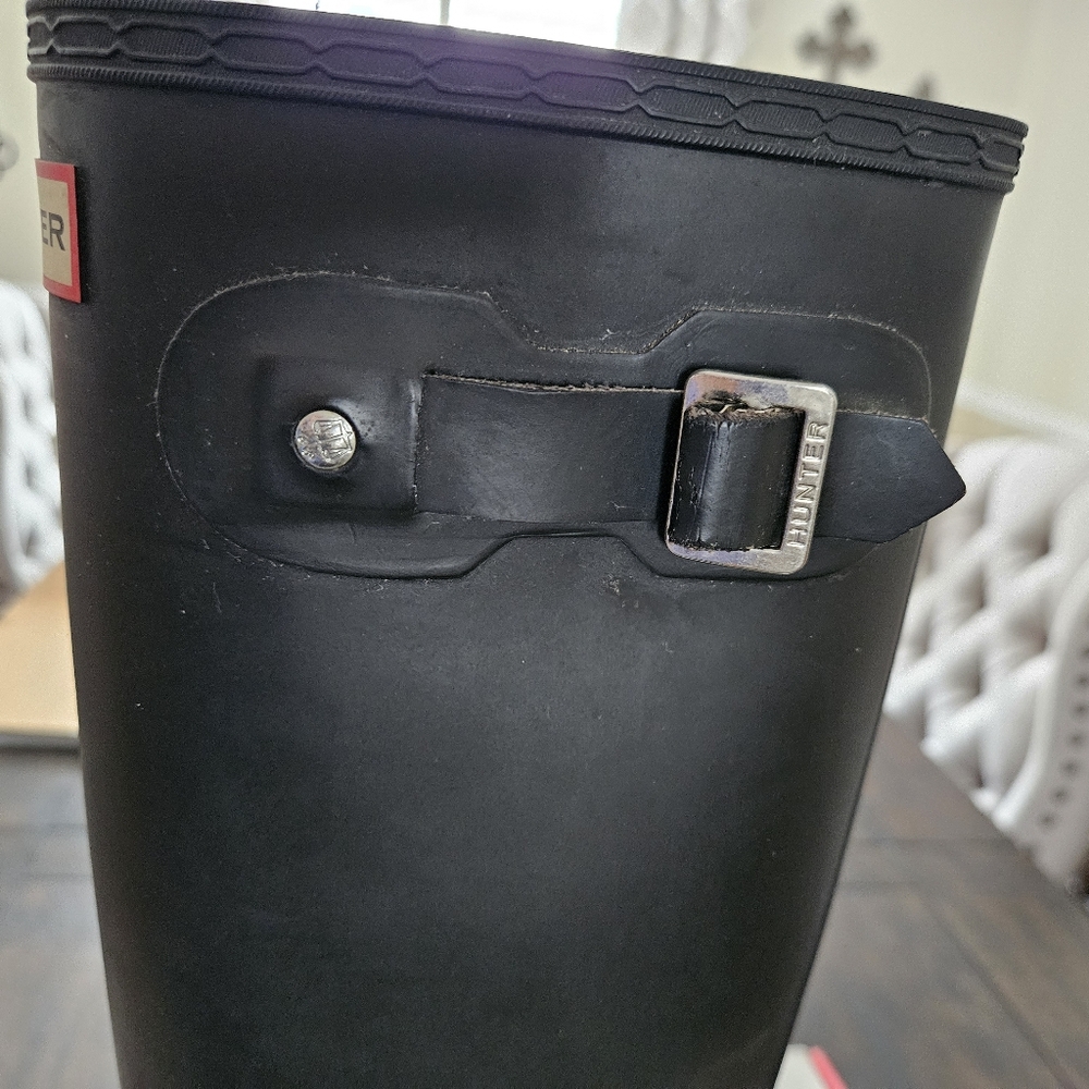 Hunter Tall Classic Rain Boots - Black - Picture 7 of 8